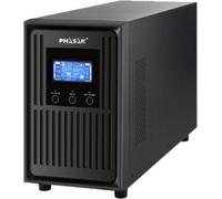 UPS en ligne, marque Phasak, modèle PH 8020, 2000 VA, idéal pour la protection de l'alimentation électrique dans des environnements critiques, avec double conversion, onde pure, mode ECO, gestion SNMP
