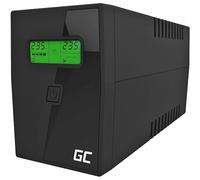 Green Cell UPS01LCD alimentation d'énergie non interruptible Interactivité de ligne 0,6 kVA 360 W 2 sortie(s) CA