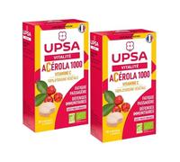 Upsa Acerola 1000 à Croquer Lot de 2