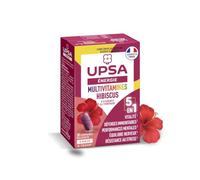 UPSA Complément Alimentaire Énergie - Multivitamines 5-en-1-30 Comprimés | 8 Vitamines & 2 Minéraux - Vitalité, Défenses Immunitaires, Équilibre Nerveux - Vegan - Fabriqué en France