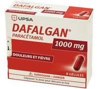 UPSA Dafalgan 1000mg 8 Gélules