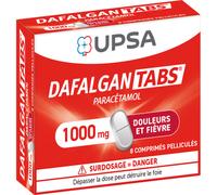 UPSA Dafalgan Tabs 1000mg 8 Comprimés Pelliculés