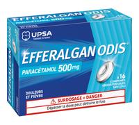 UPSA Efferalgan 500mg 16 Comprimés Orodispersibles