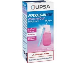 UPSA Efferalganmed Pédiatrique 30mg/ml Solution Buvable 90ml