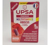 UPSA Energie Multivitamines Hibiscus - 30 Comprimés
