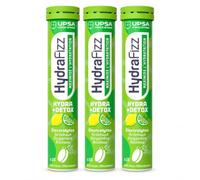UPSA Hydrafizz Détox - Lot de 3 - Hydratation, Citron, 48 Comprimés, -5%