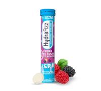 UPSA Hydrafizz Hydra Sans Sucre Fruits Rouges - Hydratation Sans Sucre - Électrolytes & Vitamine C - Goût Fruits Rouges - 16 Comprimés Effervescents - Fabriqué en France - Complément Alimentaire