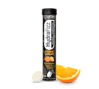 UPSA Hydrafizz Sport - Sport & Hydratation - Électrolytes, Glucose, Ginseng, Vitamine C & BCAA - Goût Orange - 16 Comprimés Effervescents - Fabriqué en France - Complément Alimentaire