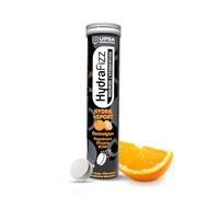 UPSA Hydrafizz Sport - Sport & Hydratation - Électrolytes, Glucose, Ginseng, Vitamine C & BCAA - Goût Orange - 16 Comprimés Effervescents - Fabriqué en France - Complément Alimentaire