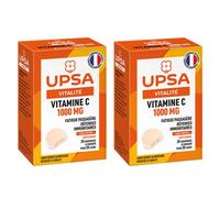 UPSA Lot Promo Vitamine C 1000mg 2x20 comprimés à croquer