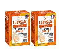 UPSA Lot Promo Vitamine C 1000mg Comprimés Effervescents 2 x 20 comprimés