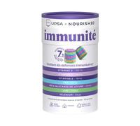 UPSA Nourished - IMMUNITE - Complément alimentaire sans sucres soutenant les défenses immunitaires - Boites de 30 Gummies