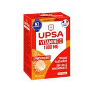 UPSA Vitalité Vitamine C 1000mg 20 Comprimés Effervescents