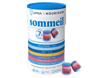 UPSA x NOURISHED - Gummies 7en1 Sommeil Boîte de 30 gummies Gomme Aux Fruits pc(s)