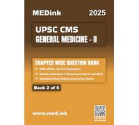 UPSC Combined Medical Service General Medicine - II (Book 2 of 6) | 2000+MCQ with Full Explanation | Chapterwise Question Bank