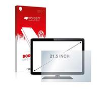 upscreen 21.5" Protection d’écran pour Écrans industriels avec 21,5 pouces (54.6 cm) [477 x 268 mm, 16:9] - Transparent, Anti-Trace