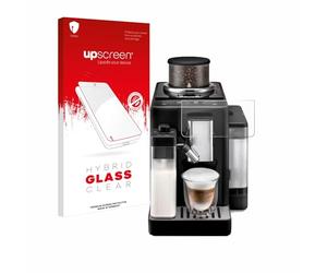 upscreen Protecteur d´Écran en Verre Trempé pour DeLonghi Rivelia - Glass-Plastique 9H Dureté