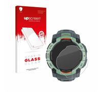 upscreen Protecteur d´Écran en Verre Trempé pour Garmin Instinct 3 AMOLED (45 mm) - Glass-Plastique 9H Dureté