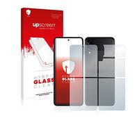 upscreen Protecteur d´Écran en Verre Trempé pour Samsung Galaxy Z Flip 3 5G (Avant+Arrière) - Glass-Plastique 9H Dureté