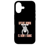 Upside Down is How I Hang (Graphique Amusant de Paresseux) Coque pour iPhone 17