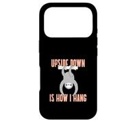Upside Down is How I Hang (Graphique Amusant de Paresseux) Coque pour iPhone 17 Pro