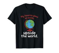 Upside The World Travel Citation Globe Adventure T-Shirt