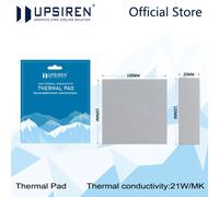 Upsiren 21W GPU dissipateur thermique pour processeur refroidissement coussin en Silicone conducteur 100x1 0/120x20mm haute qualité Original authentique coussin thermique thickness 2.0mm