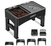 UPSKY Gamelles surélevées réglables pour Chien Noir