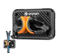 UPSPORT Support Mural pour Ski et Snowboard, Porte-Skis pour Tout Type Ski ou Snowboard, Support de Rangement de Ski pour Garage Maison, Protège Rocker et Extrémités