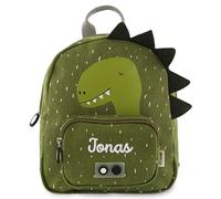 upstitch studio Trixie Sac à dos pour enfant avec nom brodé personnalisé, Dinosaure, Rucksack KLEIN/SMALL