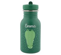 Upstitch Studio Trixie sac et dos personnalisable avec nom ou en kit, Crocodile, sac à dos de maternelle et gourde