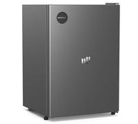 Upstreman 71L Petit Frigo Sans Congélateur, Réglage de Température 7 Positions 0-10°C, Éclairage LED, 40 dB Silencieux, Réfrigérateur Économe en Énergie pour Chambre Bureau Cuisine, CR71-Gris Foncé