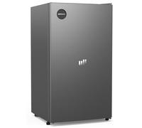 Upstreman 91 Litres Petit Frigo sans Congélateur, Réfrigérateur avec Éclairage Intétré, Thermostat Réglable, Silencieux, Petit Frigo de Bureau, Chambre, Gris Foncé, CR91