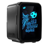 Upstreman Mini Frigo de Chambre, 4 Litres/6 Canettes, 7 Couleurs Éclairage | Petit Frigo avec Thermoélectrique, AC/DC, Gaming Mini Frigo pour Boissons, Cosmétiques
