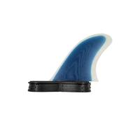 UPSURF FCS2 pour Planche de Surf Mr, dérive en Fibre de Verre Durable et Flexible avec Noyau en nid d'abeilles, Jeu de dérives à Onglet Unique pour shortboard et Fish, (Blue)