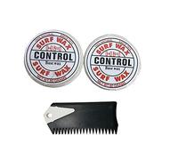 UPSURF Planche de Surf Wax Set Dérive Cire Peigne Surf (Base,2-Pack)