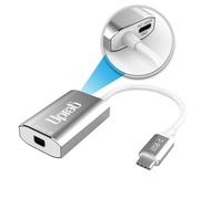 UPTab Adaptateur USB C vers Mini DisplayPort (4K@60Hz) USB-C/Thunderbolt 3 vers MDP avec port d'alimentation pour nouveau M1 MacBook Pro/Air, iPad Pro USB-C, Mac Mini M1, iMac et autres appareils USBC