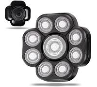 UPTARD 5D Blade Replacement Heads, Shaver Replacement Blades, Head Shavers for Bald Men, Shaver Head Replacement, Stainless Steel Rotary Blades for Electric Head Razor