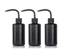 UPTATSUPPLY bouteille de tatouage 3 pièces bouteille de lavage extrudée pratique savon vert fournitures accessoires de tatouage de lavage (250 ml noir)