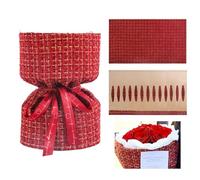 Uptiar Idée cadeau pour la fête des mères - Carton rond pour façonner un bouquet | Aide à l'emballage floral avec doublure, support de bouquet professionnel pour la fête des mères, arrangements de