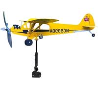 UPTODD Girouette Avion De Jardin Extérieur - De Toit Et À Piquer, Métal Décoration, Cadeaux Pour D'amateurs De Vol (L:32 x 28cm)