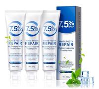 UptVin 3 Pcs Hydroxyapatite Dentifrice, Hydroxyapatite Toothpaste Repair Toothpaste Menthe Douce pour les Dents Sensibles Protection de l'émail Haleine Fraîche