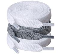 UpUGo 3 Paires de Lacets Chaussures, Lacets Plats de 8 mm de Large Pour Baskets, Course à Pied, Adultes