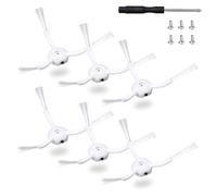 UPUPDAY 6pcs Brosses Latérales pour Xiaomi Roborock Q Revo Serie/Q7 Max/Q8 Max/S7 Max Ultra/S7 MaxV Ultra/S7 Pro Ultra/Q5 Pro+/S8/S8 Plus/S8 Pro Ultra/S5 Max/S6 Max/S6 Pure/S6/S60/S65/S5/S50/S51/S55