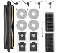 UPUPDAY Accessoires de Rechange pour Dreame X40 Ultra Complete /X40 Master /L40 Ultra, pour Mova P50 Pro Ultra, 1 TriCut Brosse Principale 4 Sacs à Poussière 2 Filtre 4 Serpillères 4 Brosses Latérale