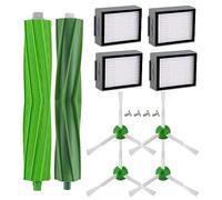 UPUPDAY Accessoires Kit de Remplacement pour iRobot Roomba i7 i7 Plus, Accessoires pour E5 E6 E7 i3 i3+ i4 i4+ i6 i6+ i7 i7+ i8 i8+, 4 HEPA Filtres, 2 Pinceaux en Caoutchouc, 4 Brosse Latérale