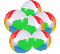 UPUPGO Lot de 2 Ballon De Plage Ballons Gonflables Portable Ballons De Piscine Jeux Piscine Beach Ball Ballons de Jeu d'eau de fête Balles Jouets 30 cm et 40 cm