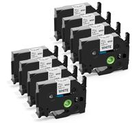 Upwinning Compatible pour Brother TZe231 TZe-231 Noir sur Blanc, 8x