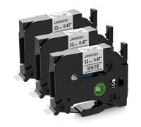 Upwinning PT-H107B H110 H200 H108G P710BT H100LB P700 H100R P300BT Ruban12 mm, Tze 231 Tz 231 Tz Ruban 12 mm Compatible avec Brother P touch Ruban 12mm Noir sur Blanc pour Brother P-touch Etiqueteuse