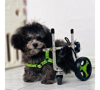 UPWONEC Chaire À Quatre Roues Réglable en Fauteuil Roulant, Scooter De Chiens Âgés, Véhicule Électrique Auxiliaire À Quatre Roues,XXS